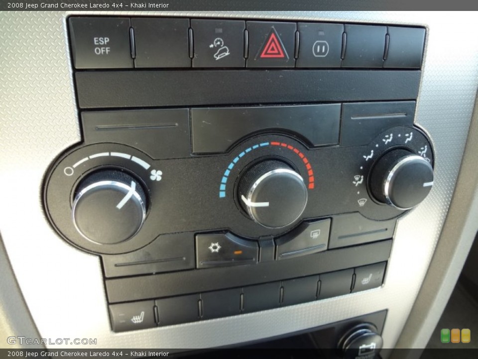 Khaki Interior Controls for the 2008 Jeep Grand Cherokee Laredo 4x4 #63719960
