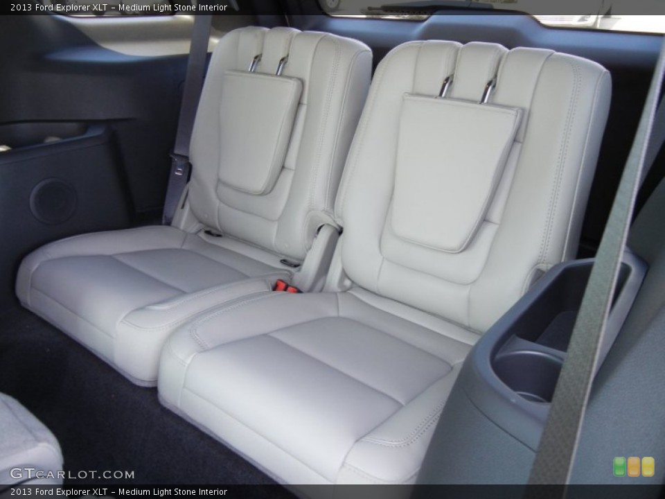 Medium Light Stone Interior Rear Seat for the 2013 Ford Explorer XLT #63730627