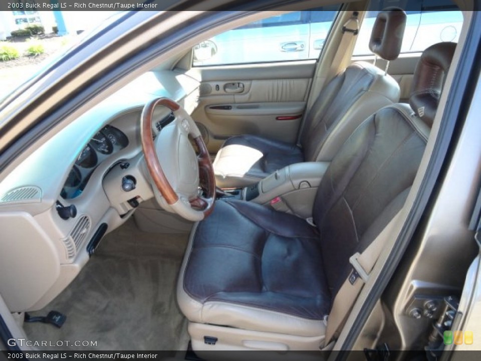 Rich Chestnut/Taupe Interior Photo for the 2003 Buick Regal LS #63731031