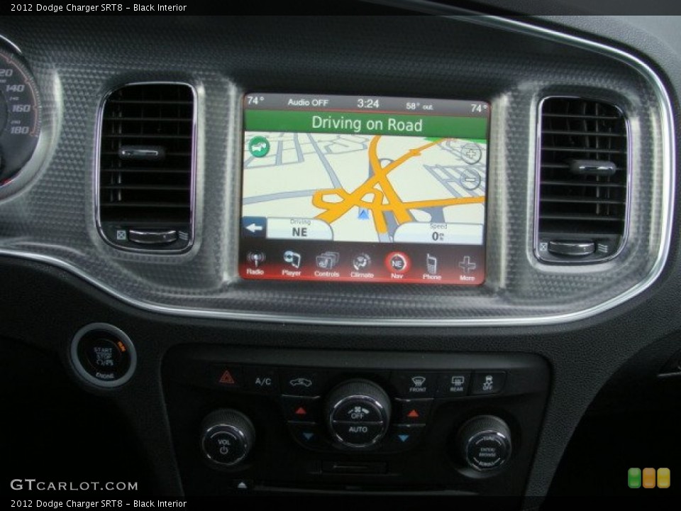Black Interior Navigation for the 2012 Dodge Charger SRT8 #63731245
