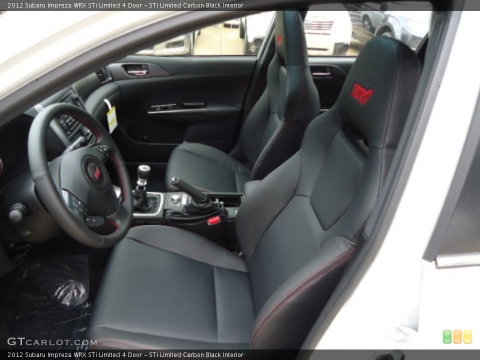 STi Limited Carbon Black Interior Photo for the 2012 Subaru Impreza WRX STi Limited 4 Door #63731427