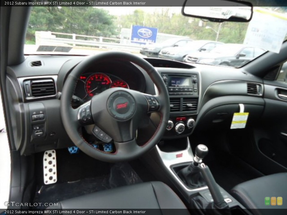 STi Limited Carbon Black Interior Dashboard for the 2012 Subaru Impreza WRX STi Limited 4 Door #63731441