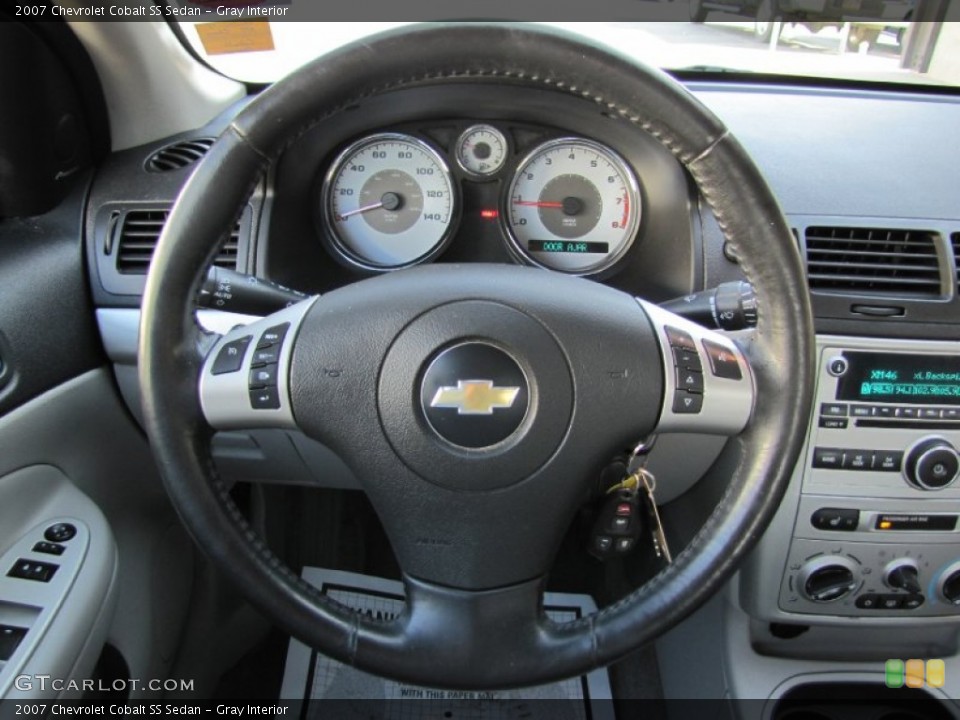 Gray Interior Steering Wheel for the 2007 Chevrolet Cobalt SS Sedan #63735666