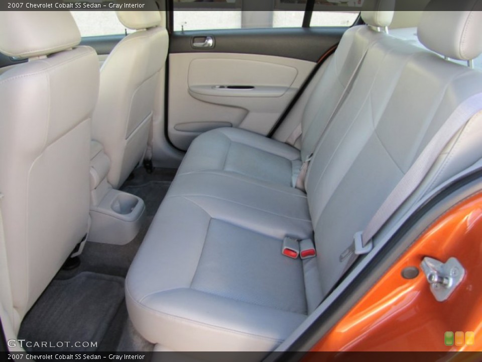 Gray Interior Rear Seat for the 2007 Chevrolet Cobalt SS Sedan #63735789