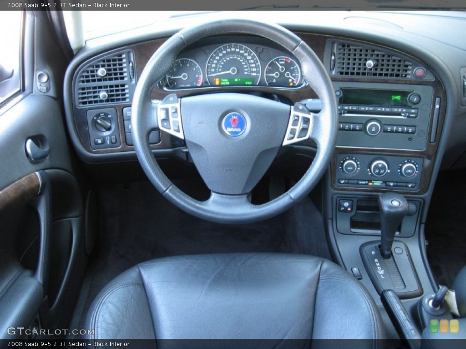 Black Interior Dashboard for the 2008 Saab 9-5 2.3T Sedan #63736631