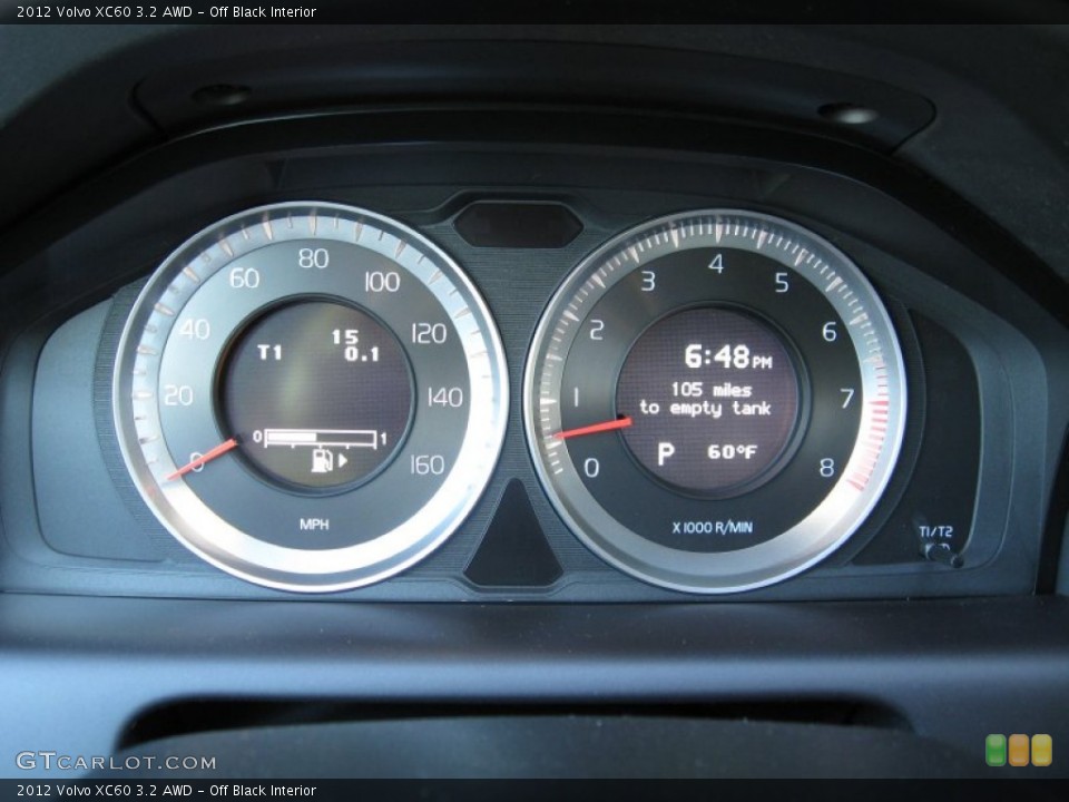 Off Black Interior Gauges for the 2012 Volvo XC60 3.2 AWD #63738600