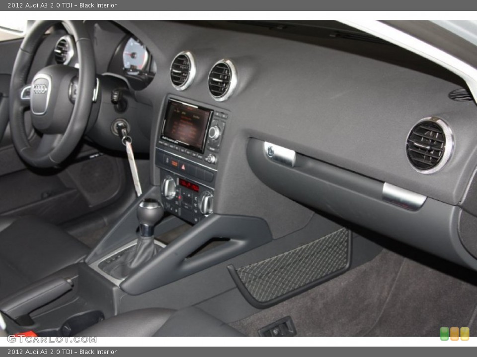 Black Interior Dashboard for the 2012 Audi A3 2.0 TDI #63741402