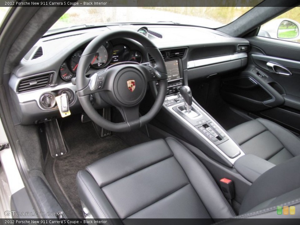 Black Interior Photo for the 2012 Porsche New 911 Carrera S Coupe #63741663