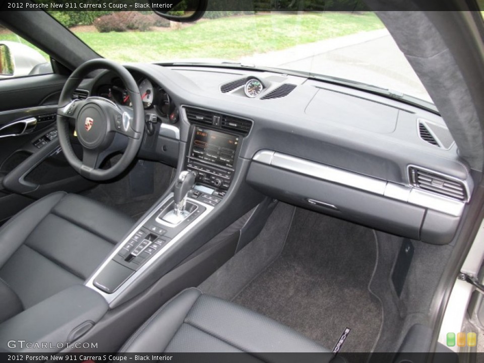 Black Interior Dashboard for the 2012 Porsche New 911 Carrera S Coupe #63741711