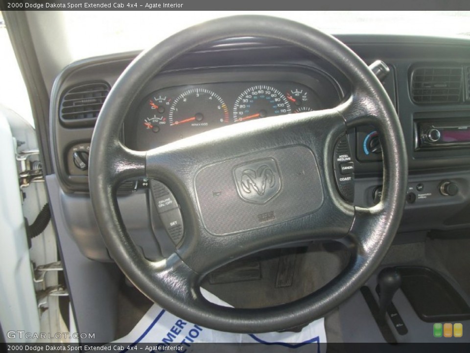 Agate Interior Steering Wheel for the 2000 Dodge Dakota Sport Extended Cab 4x4 #63745359