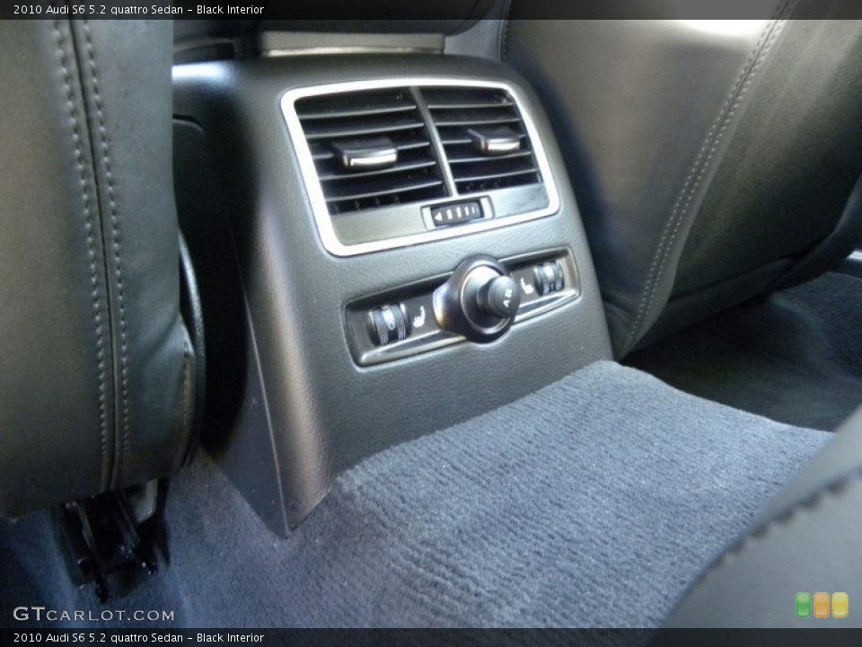 Black Interior Controls for the 2010 Audi S6 5.2 quattro Sedan #63753561