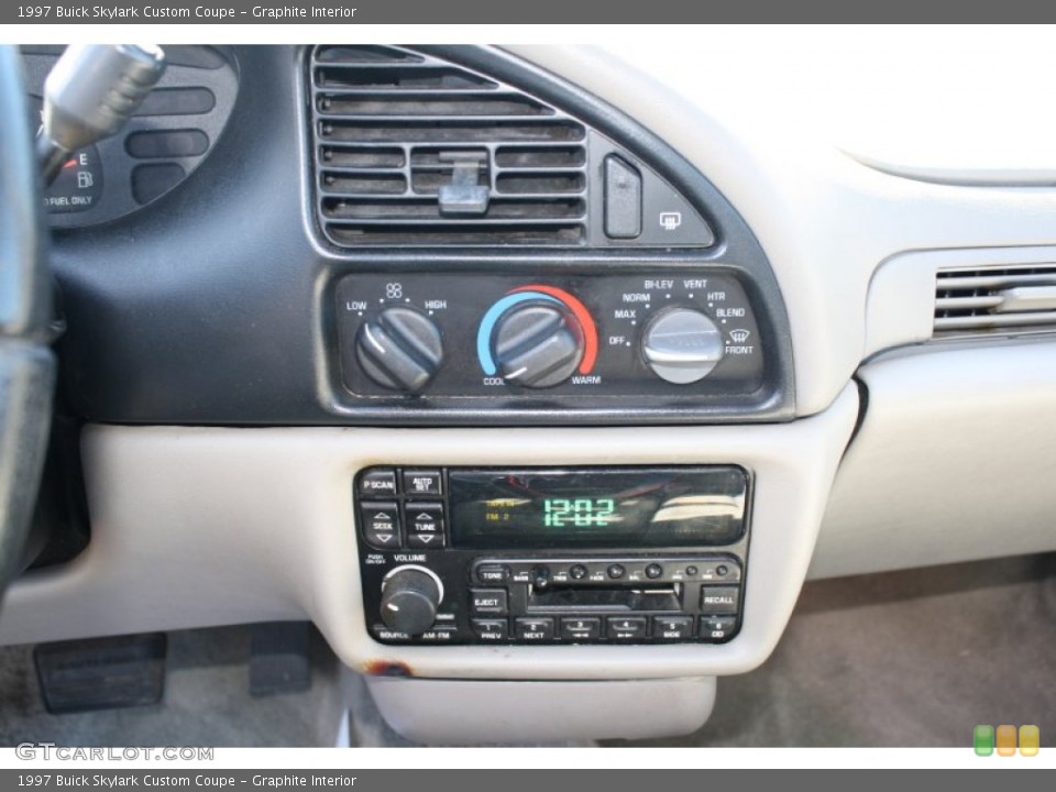 Graphite Interior Controls for the 1997 Buick Skylark Custom Coupe #63758657