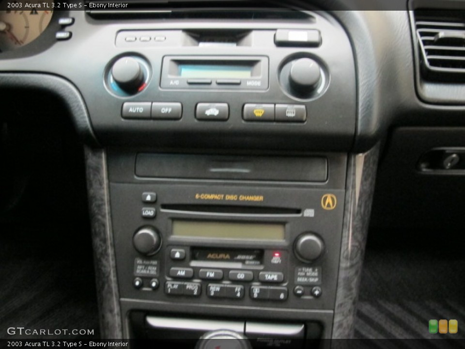 Ebony Interior Controls for the 2003 Acura TL 3.2 Type S #63758842