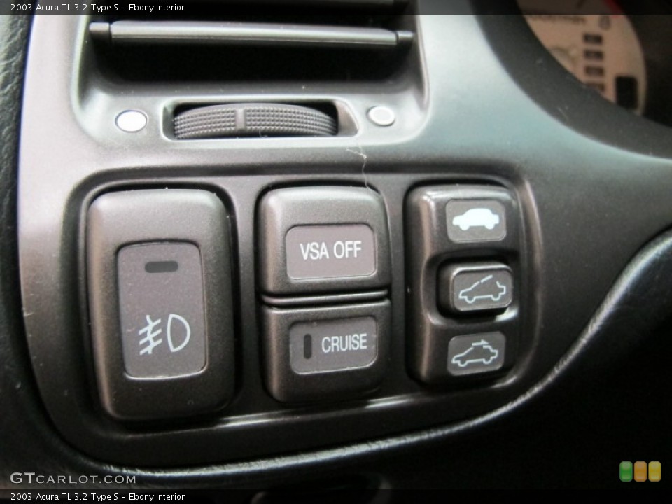 Ebony Interior Controls for the 2003 Acura TL 3.2 Type S #63758907
