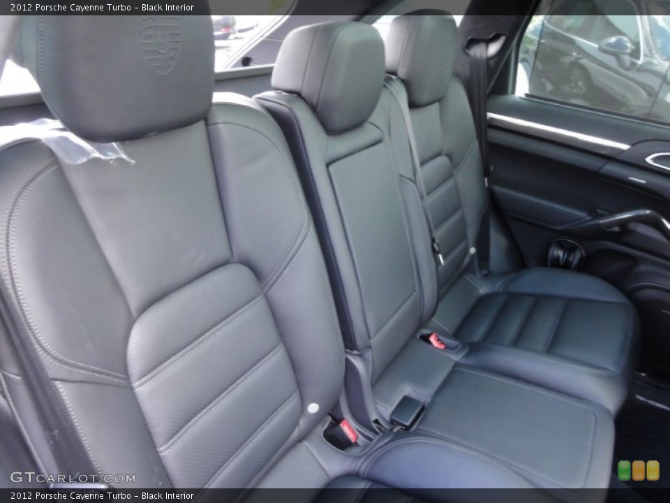Black Interior Rear Seat for the 2012 Porsche Cayenne Turbo #63766779