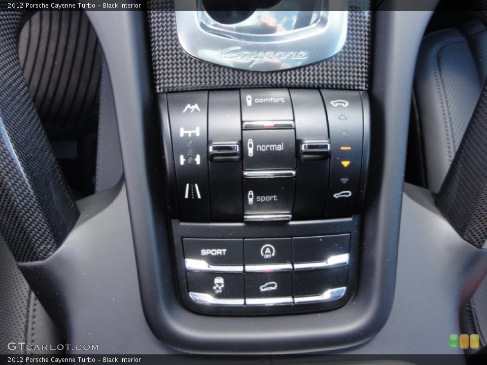 Black Interior Controls for the 2012 Porsche Cayenne Turbo #63766932
