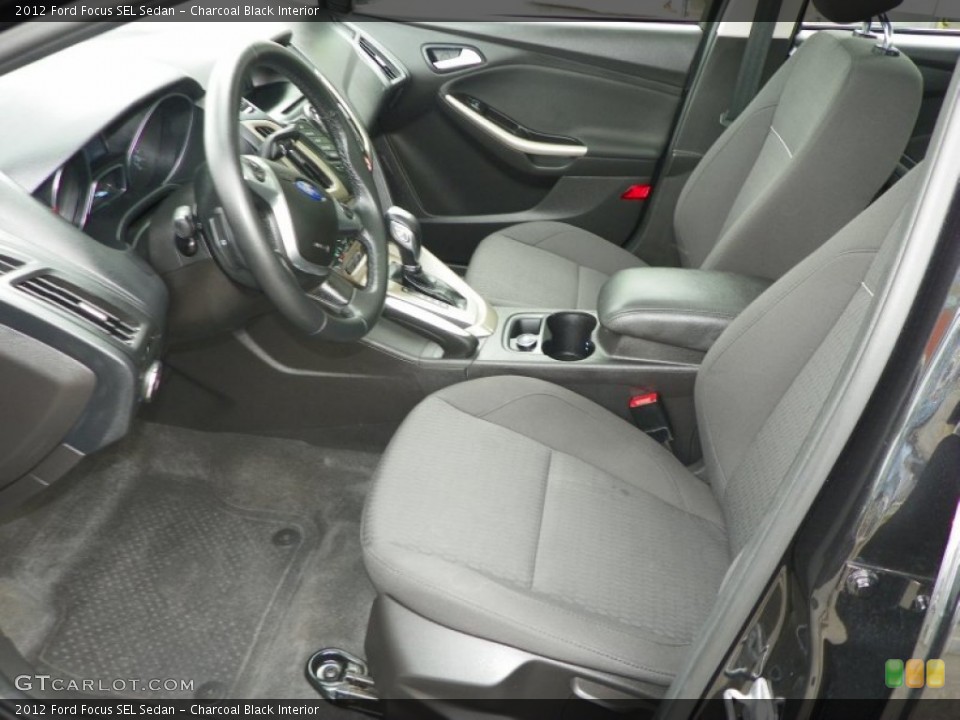Charcoal Black Interior Photo for the 2012 Ford Focus SEL Sedan #63772518
