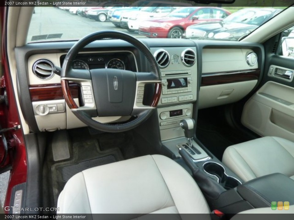 Light Stone Interior Prime Interior for the 2007 Lincoln MKZ Sedan #63777195