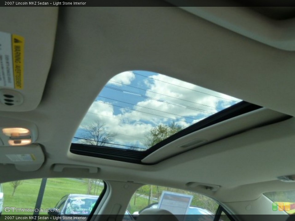 Light Stone Interior Sunroof for the 2007 Lincoln MKZ Sedan #63777208