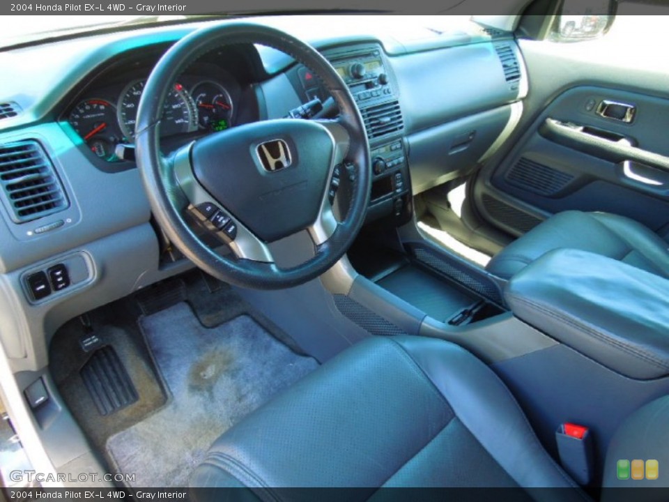Gray Interior Prime Interior for the 2004 Honda Pilot EX-L 4WD #63778761