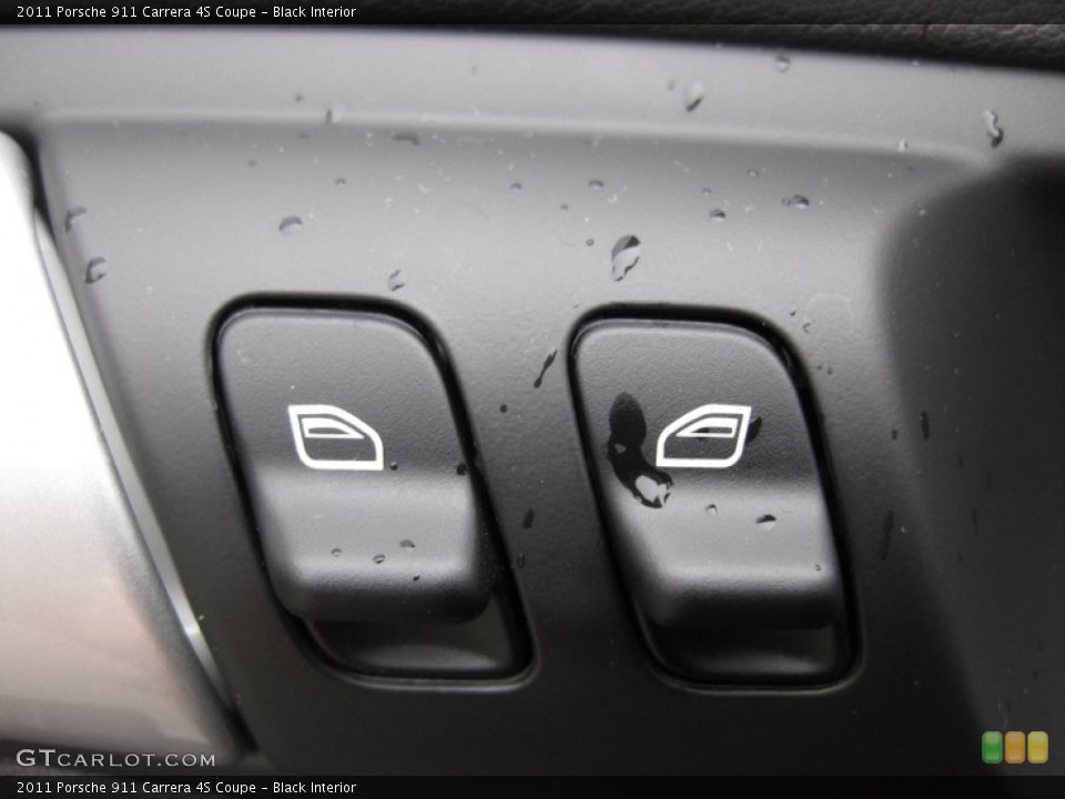 Black Interior Controls for the 2011 Porsche 911 Carrera 4S Coupe #63781980