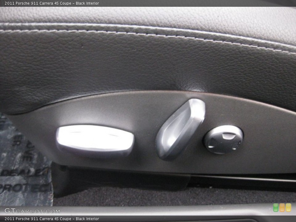 Black Interior Controls for the 2011 Porsche 911 Carrera 4S Coupe #63782094