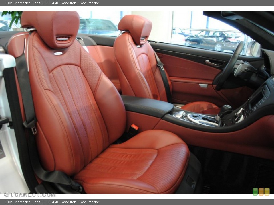 Red Interior Photo for the 2009 Mercedes-Benz SL 63 AMG Roadster #63784434