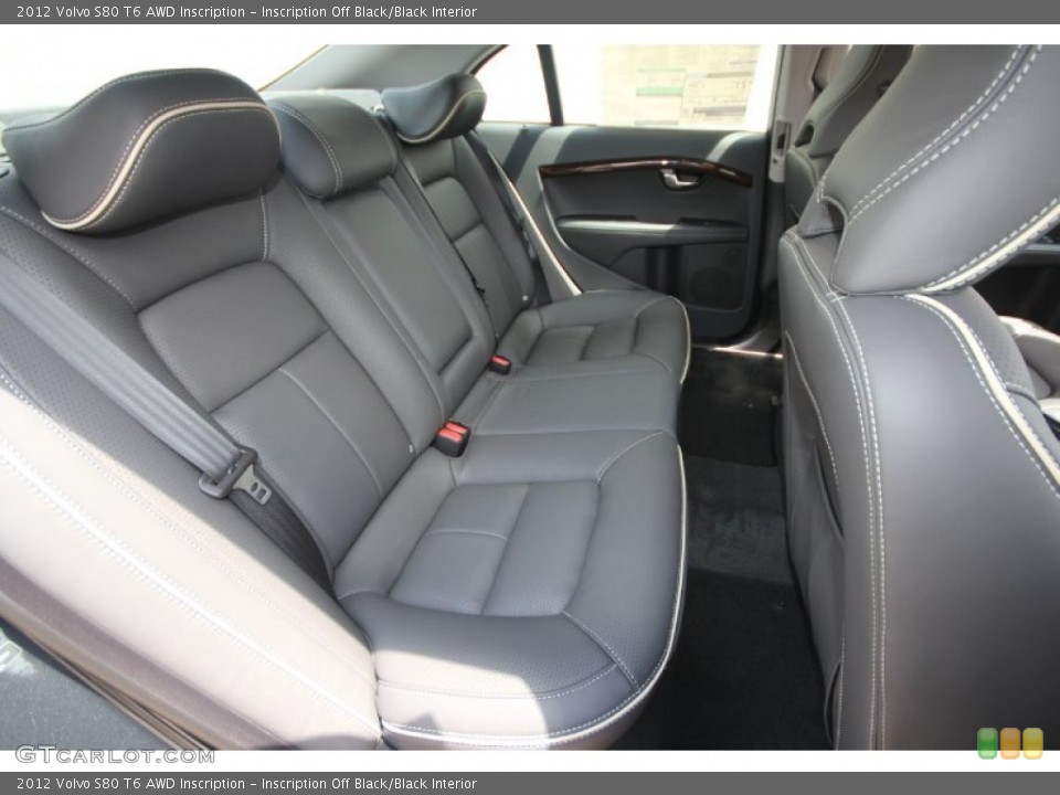 Inscription Off Black/Black Interior Photo for the 2012 Volvo S80 T6 AWD Inscription #63787569