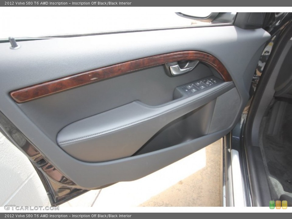Inscription Off Black/Black Interior Door Panel for the 2012 Volvo S80 T6 AWD Inscription #63787596