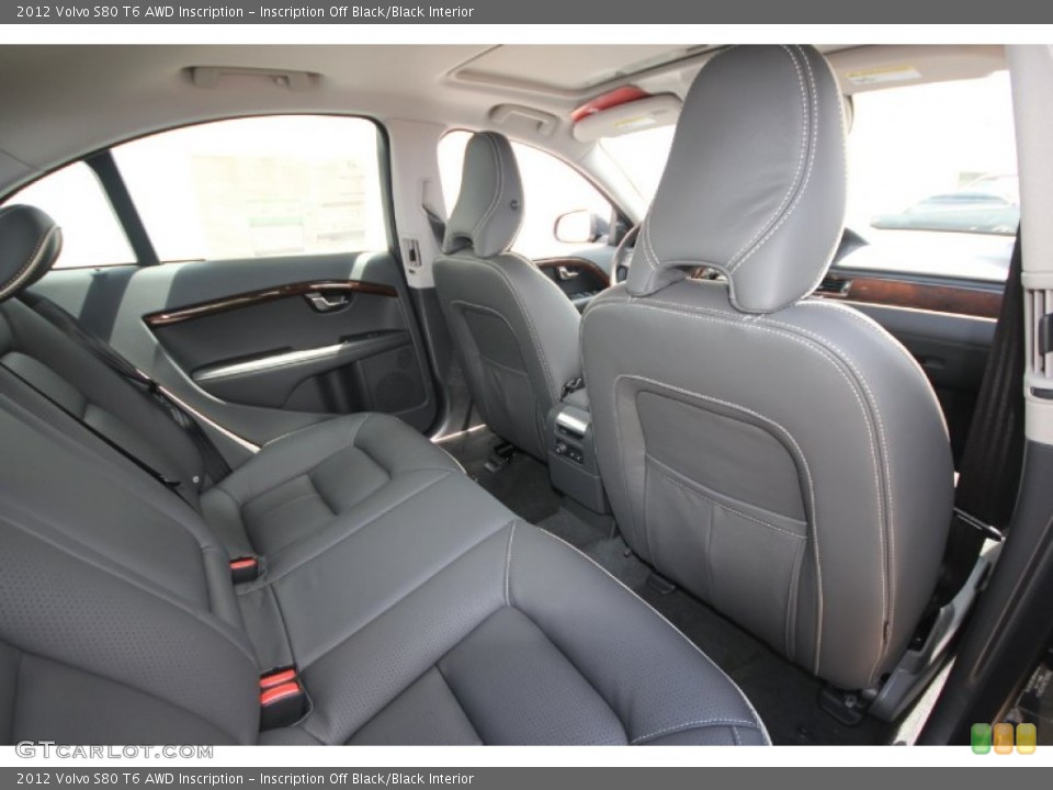 Inscription Off Black/Black Interior Photo for the 2012 Volvo S80 T6 AWD Inscription #63787605