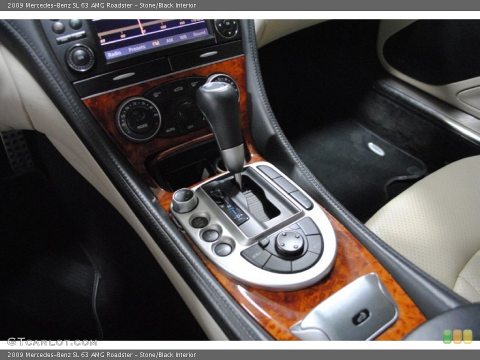 Stone/Black Interior Transmission for the 2009 Mercedes-Benz SL 63 AMG Roadster #63788049