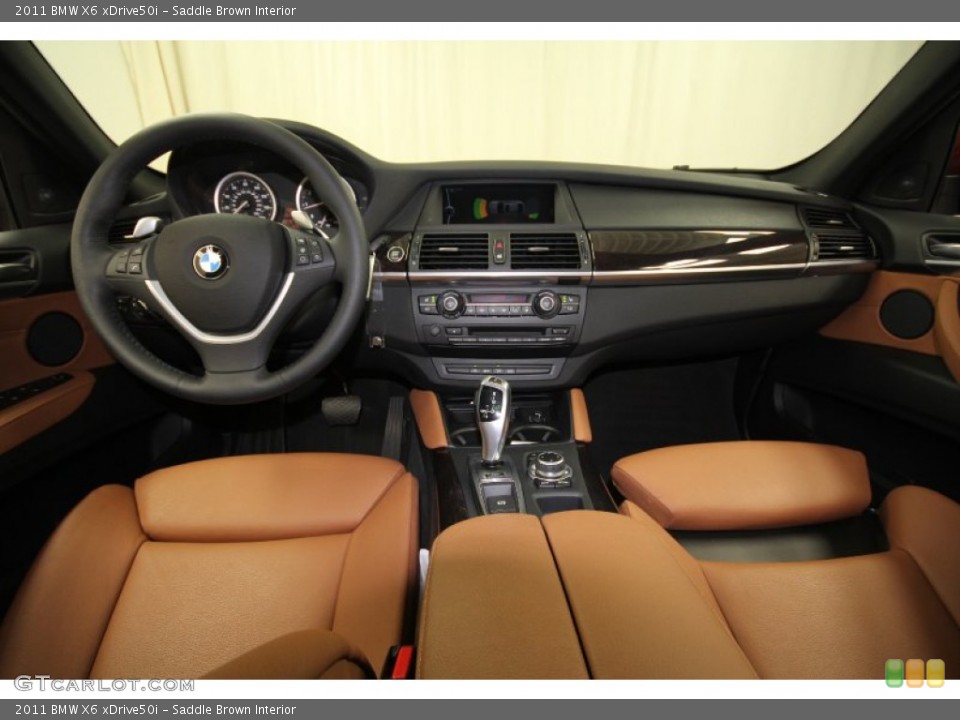 Saddle Brown Interior Dashboard for the 2011 BMW X6 xDrive50i #63788587