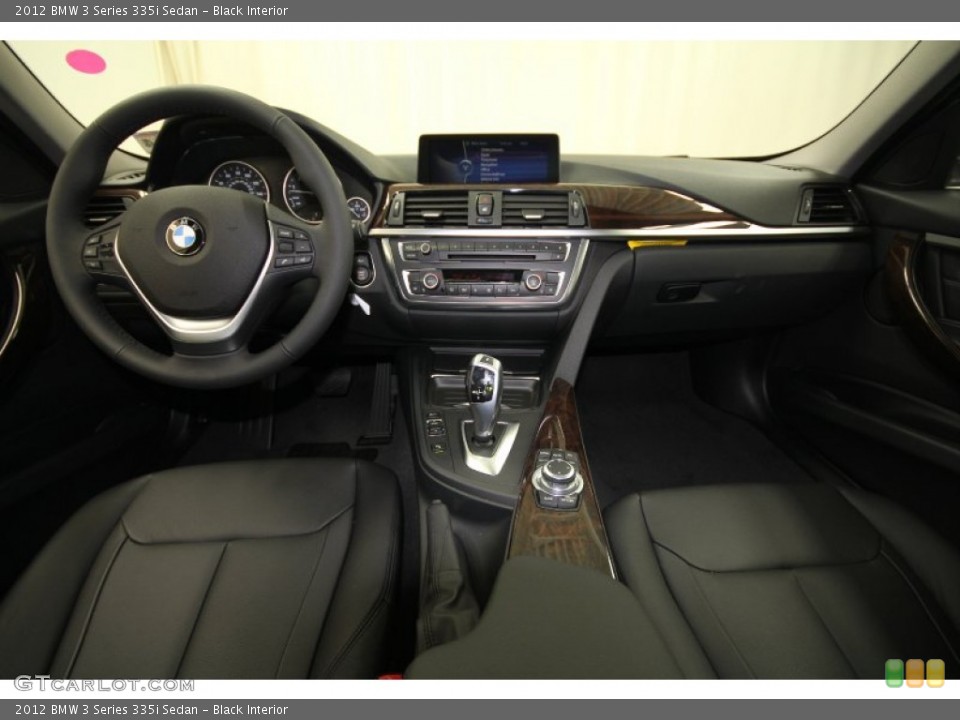 Black Interior Dashboard for the 2012 BMW 3 Series 335i Sedan #63801346
