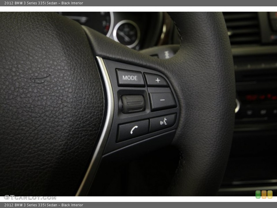 Black Interior Controls for the 2012 BMW 3 Series 335i Sedan #63801498