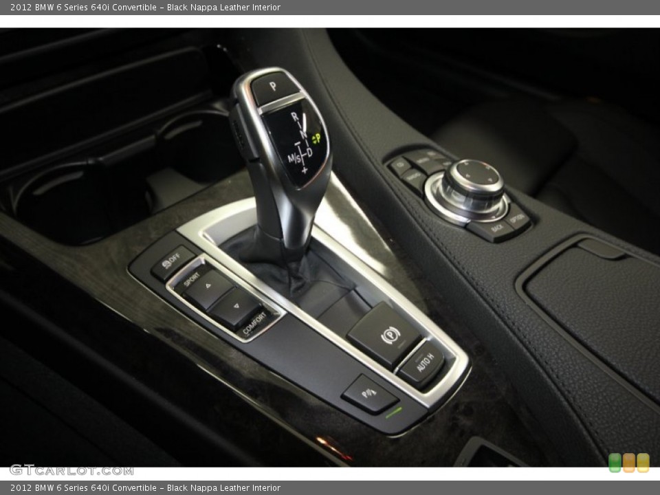 Black Nappa Leather Interior Transmission for the 2012 BMW 6 Series 640i Convertible #63801956