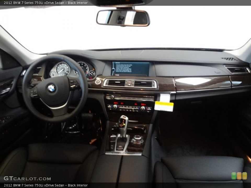 Black Interior Dashboard for the 2012 BMW 7 Series 750Li xDrive Sedan #63804825