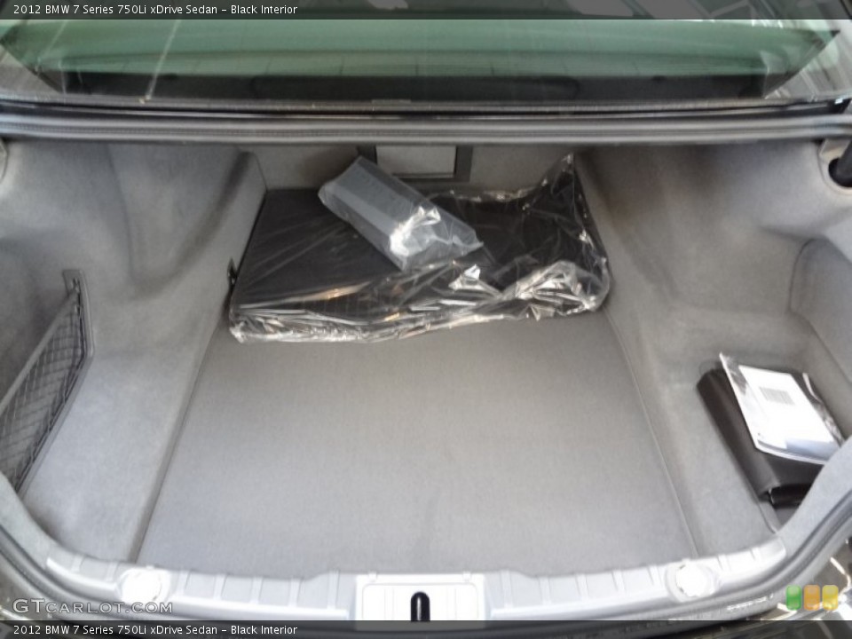 Black Interior Trunk for the 2012 BMW 7 Series 750Li xDrive Sedan #63804852