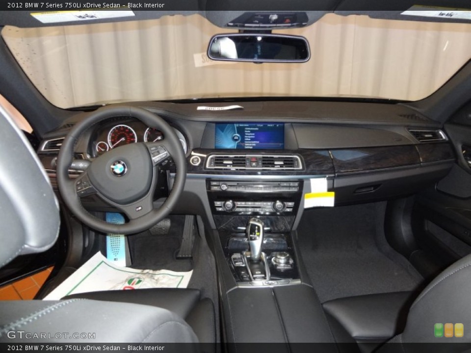 Black Interior Dashboard for the 2012 BMW 7 Series 750Li xDrive Sedan #63804957