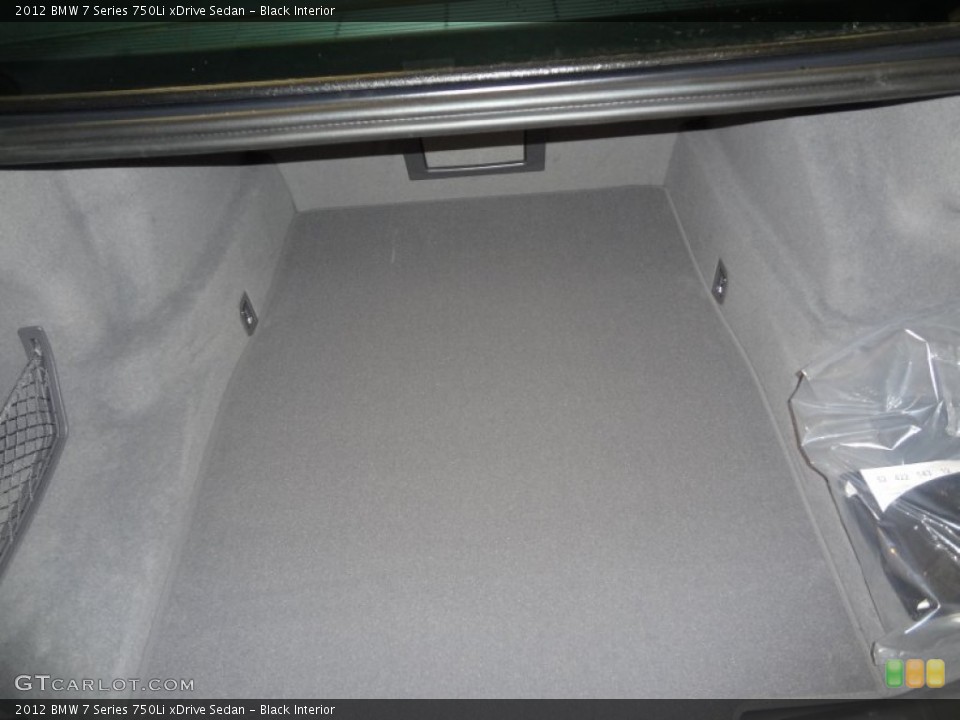 Black Interior Trunk for the 2012 BMW 7 Series 750Li xDrive Sedan #63804985
