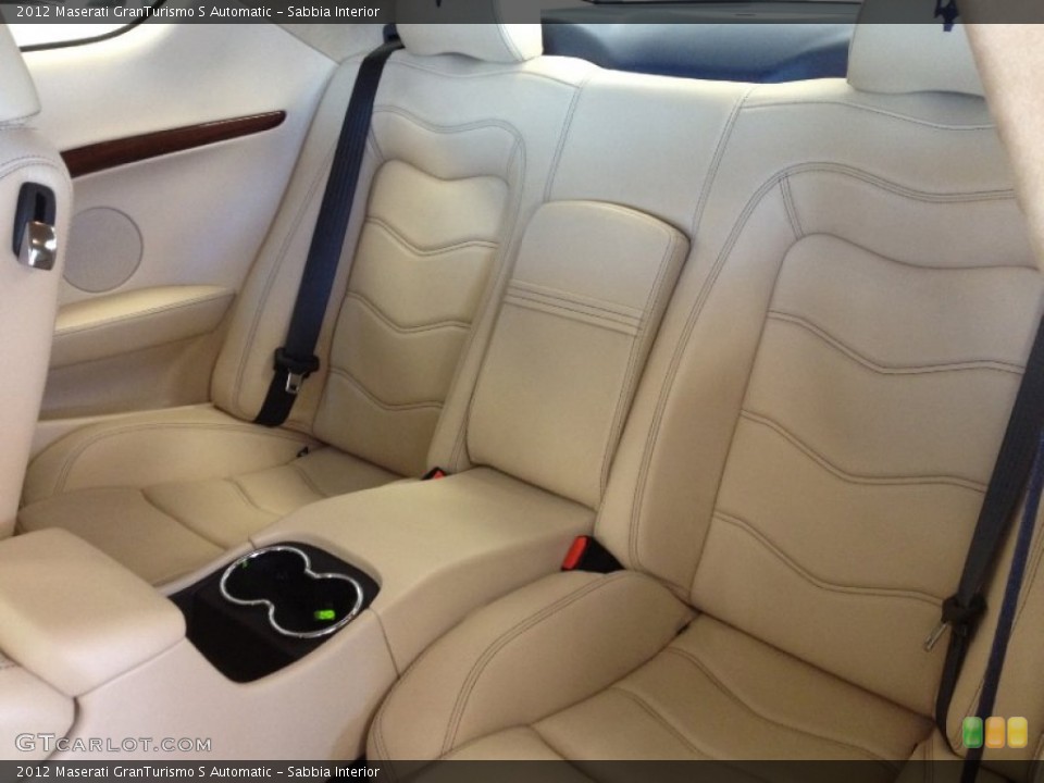 Sabbia Interior Rear Seat for the 2012 Maserati GranTurismo S Automatic #63805500