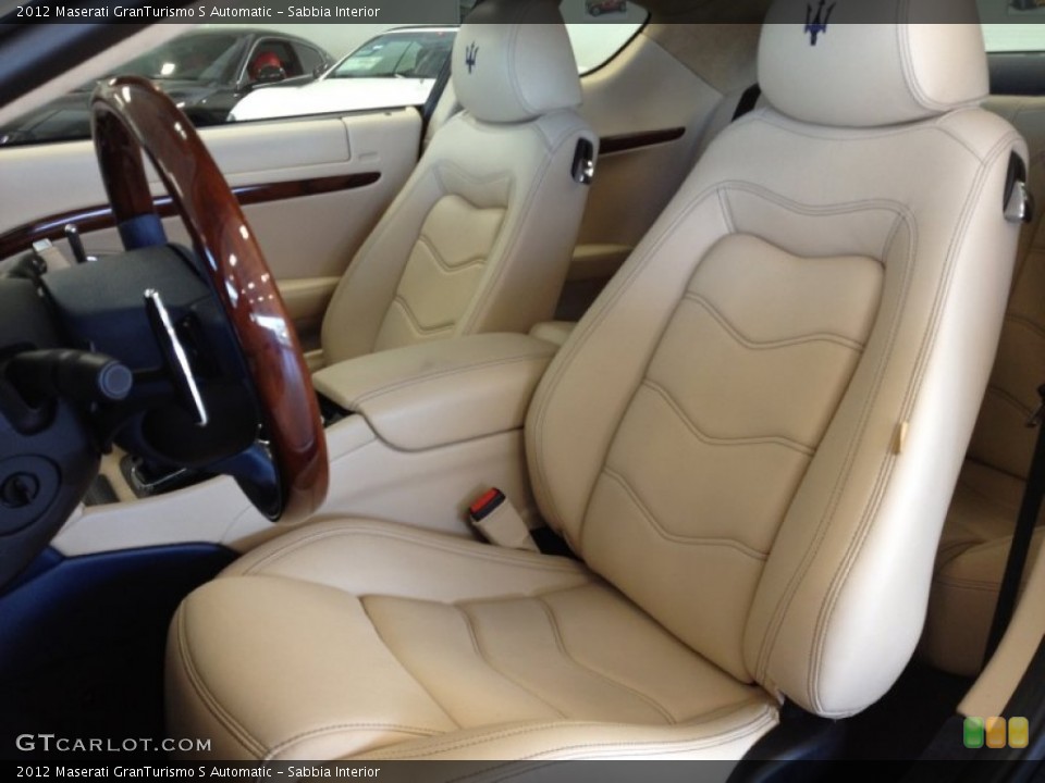 Sabbia Interior Front Seat for the 2012 Maserati GranTurismo S Automatic #63805527