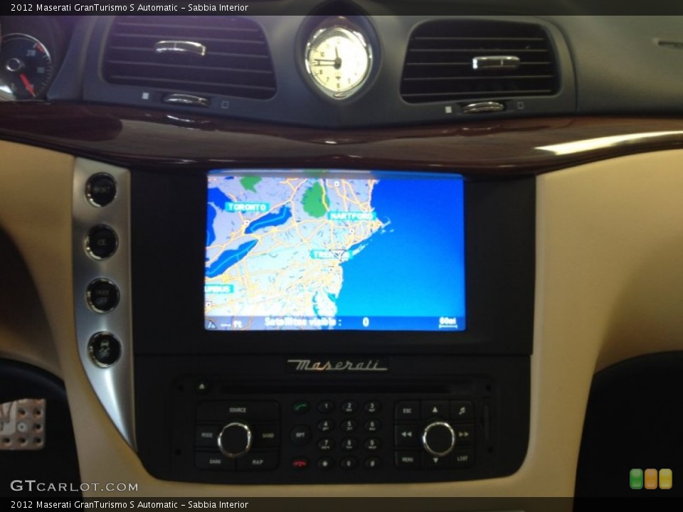 Sabbia Interior Navigation for the 2012 Maserati GranTurismo S Automatic #63805545