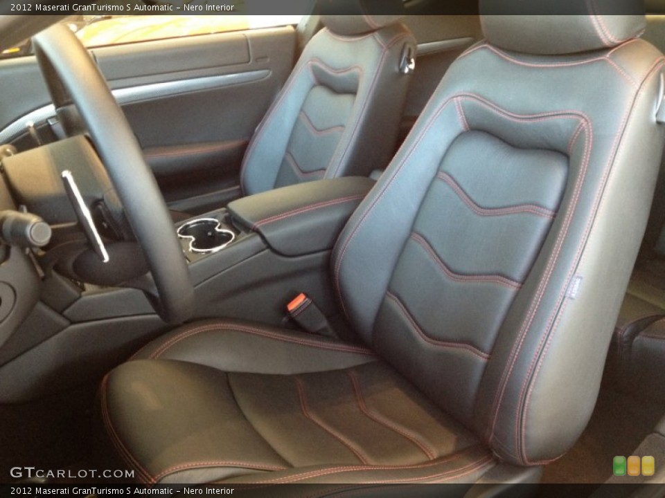 Nero Interior Front Seat for the 2012 Maserati GranTurismo S Automatic #63806052