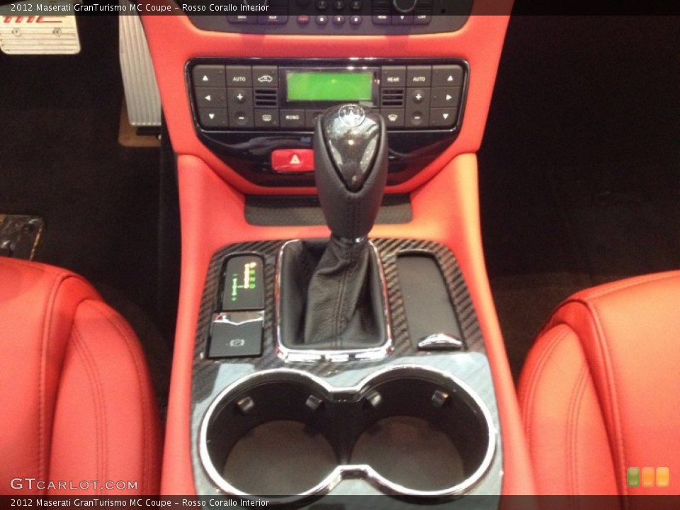 Rosso Corallo Interior Transmission for the 2012 Maserati GranTurismo MC Coupe #63806343