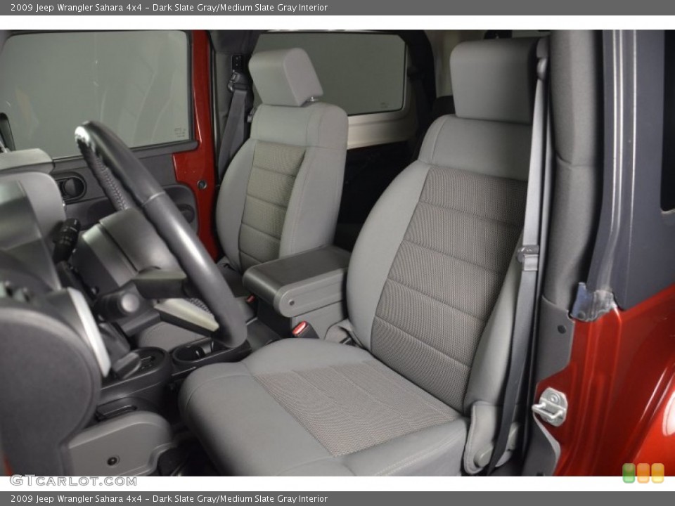 Dark Slate Gray/Medium Slate Gray Interior Photo for the 2009 Jeep Wrangler Sahara 4x4 #63809064