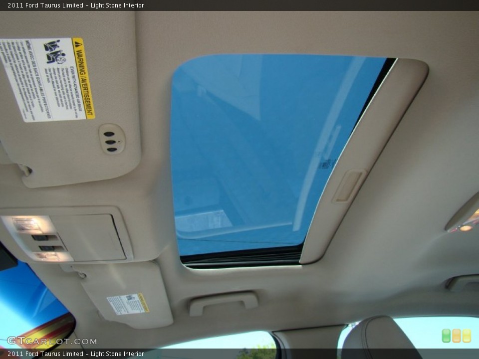 Light Stone Interior Sunroof for the 2011 Ford Taurus Limited #63818057