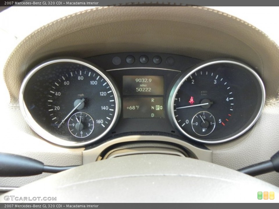 Macadamia Interior Gauges for the 2007 Mercedes-Benz GL 320 CDI #63822766