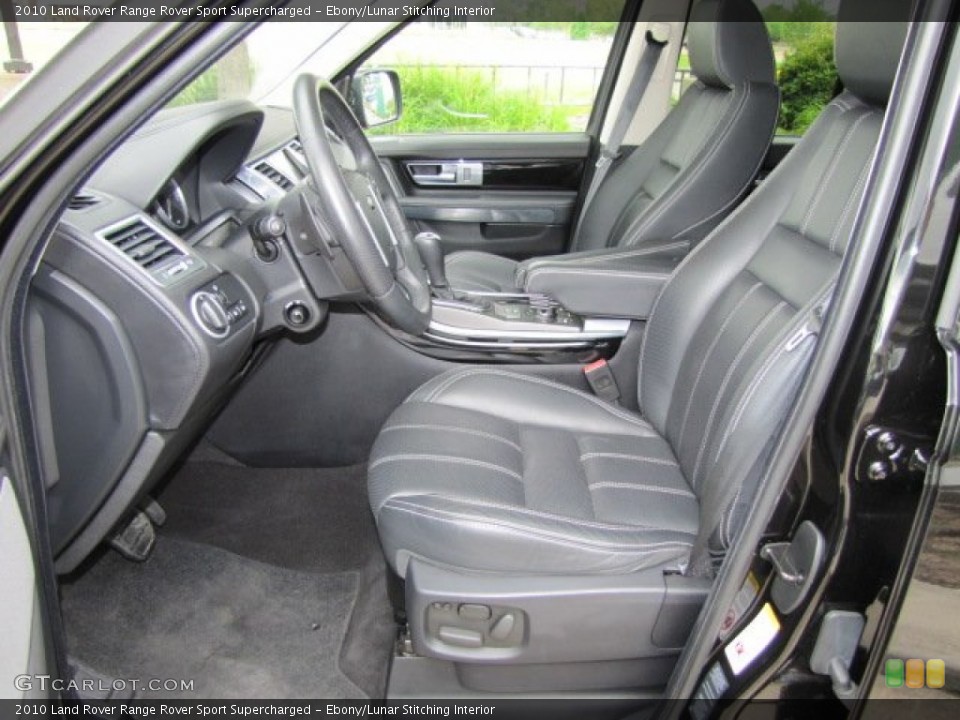 Ebony/Lunar Stitching Interior Photo for the 2010 Land Rover Range Rover Sport Supercharged #63825633