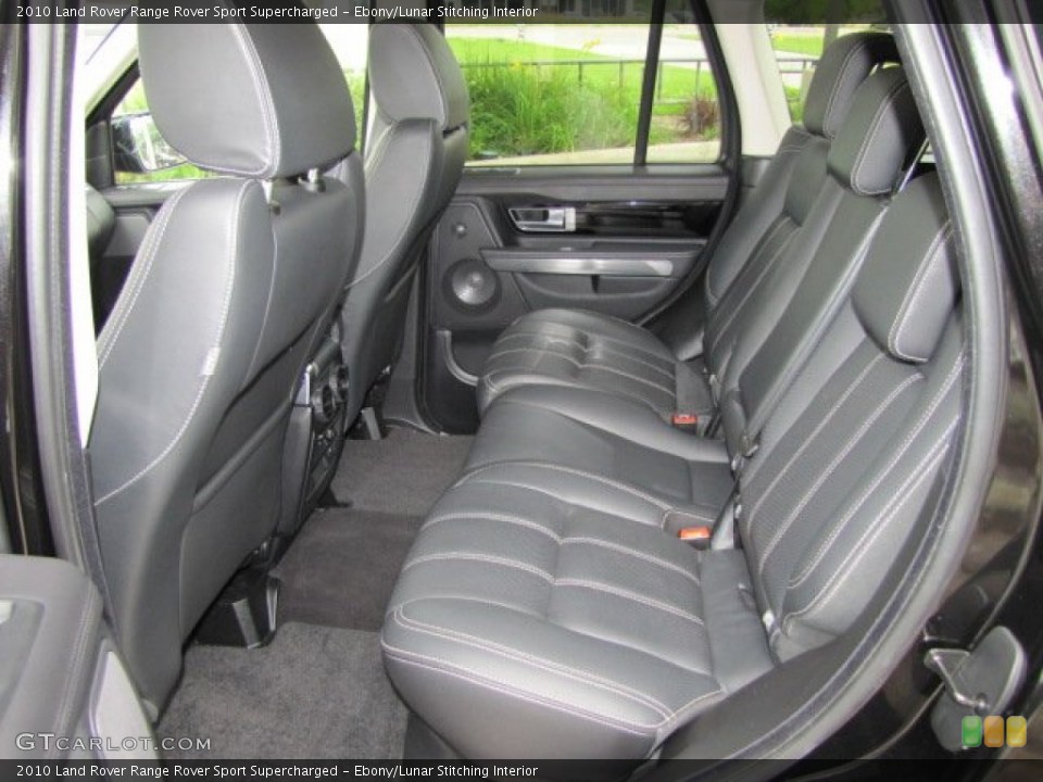 Ebony/Lunar Stitching Interior Rear Seat for the 2010 Land Rover Range Rover Sport Supercharged #63825652