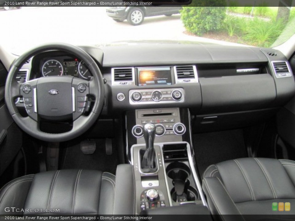 Ebony/Lunar Stitching Interior Dashboard for the 2010 Land Rover Range Rover Sport Supercharged #63825735
